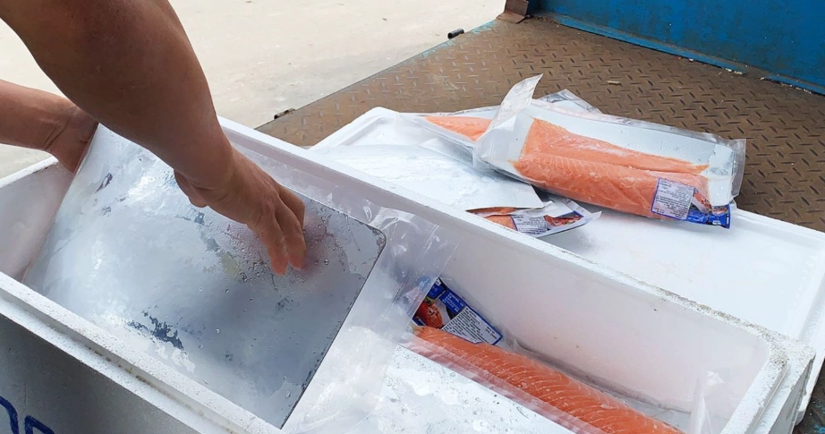 快速解凍三文魚方法