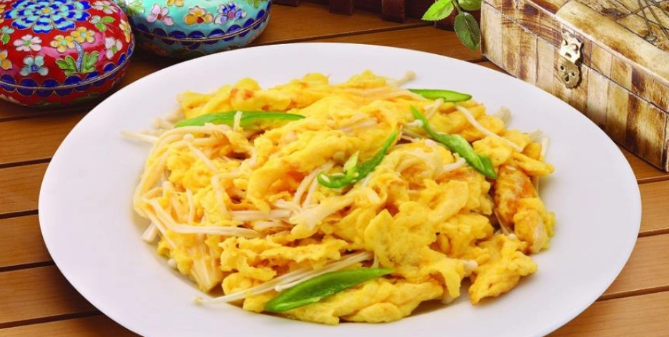 蛋煎金針菇做法 蛋煎金針菇做法