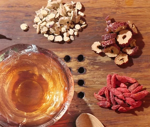 人蔘黃耆枸杞紅棗茶