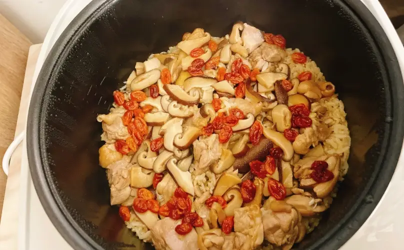 麻油雞油飯 電子鍋