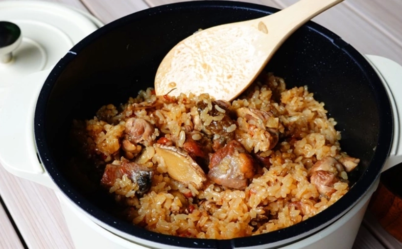 麻油雞油飯 電子鍋