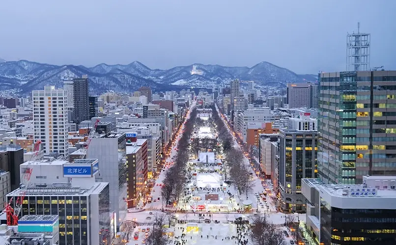 札幌小樽函館冬天