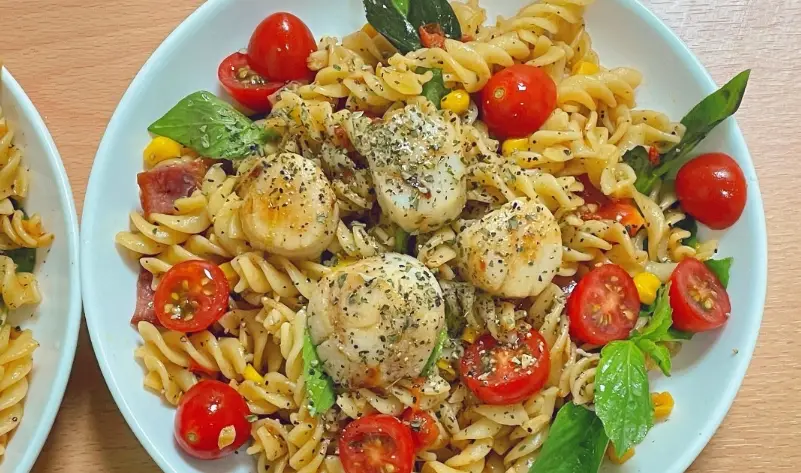 清炒螺旋麵 做法