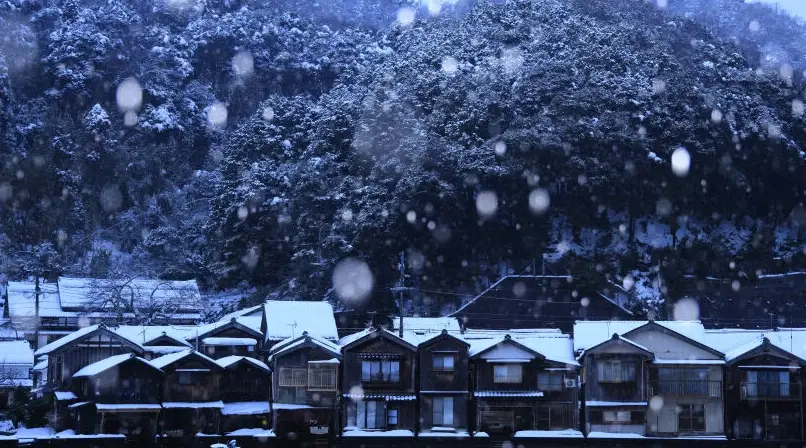 伊根舟屋 雪景 伊根舟屋 雪景