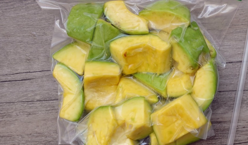 酪梨冷凍方法
