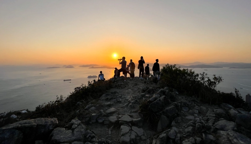 西高山 日落 西高山 日落