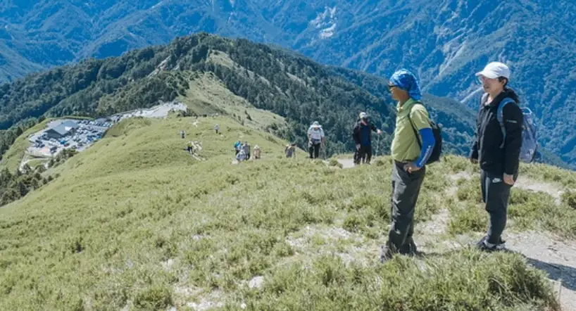 合歡南峰到主峰 路線