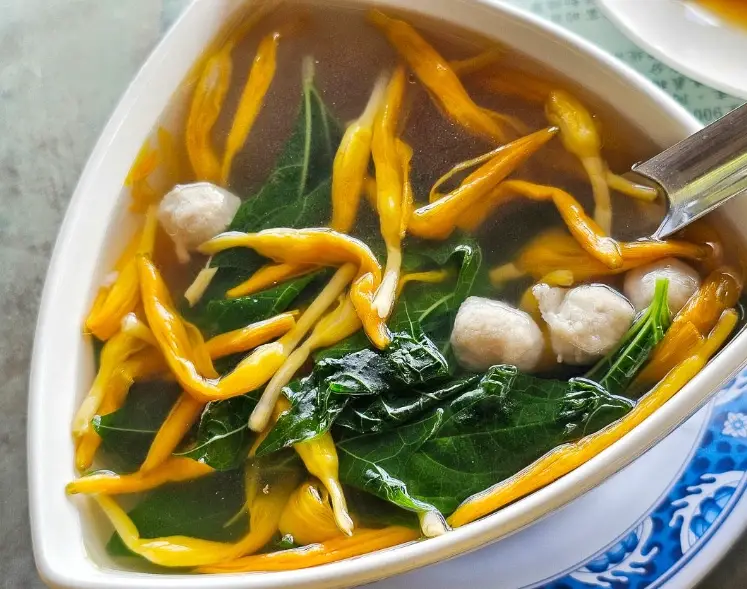 去除金針花酸味