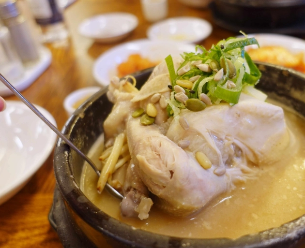 韓國人蔘雞烹飪