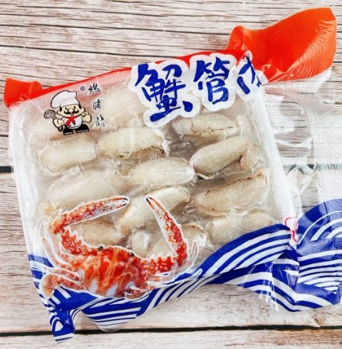冷凍蟹管肉解凍