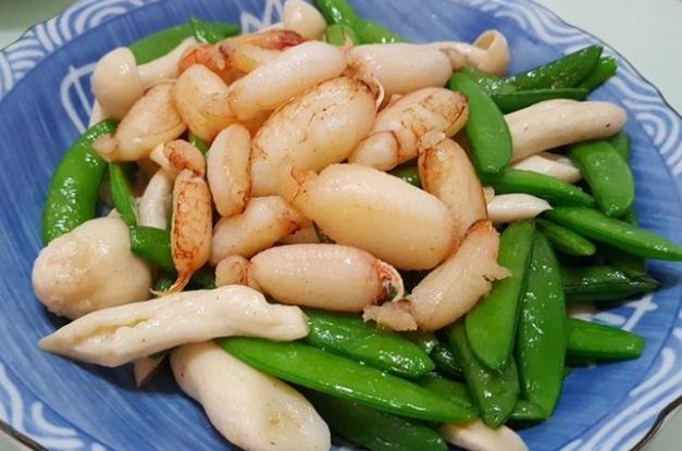 冷凍蟹管肉解凍