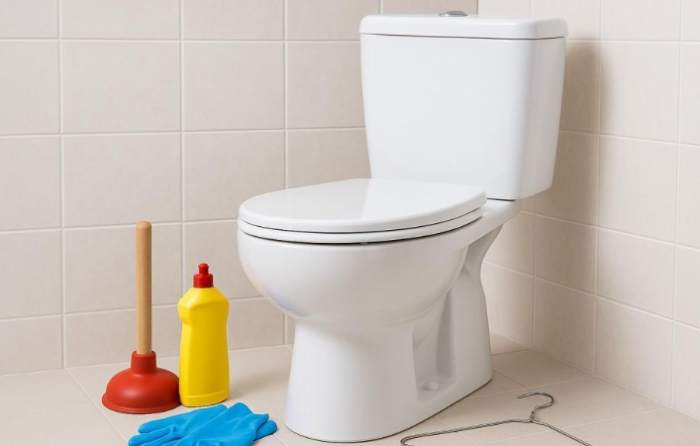 馬桶堵塞解決方法