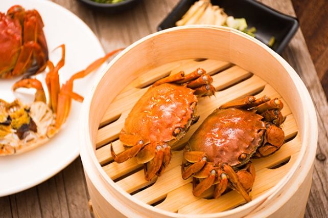 電鍋蒸螃蟹時間