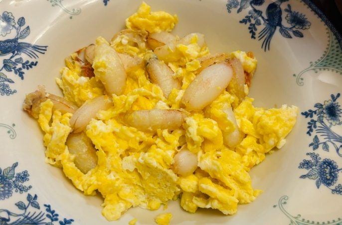 蟹肉炒蛋 做法