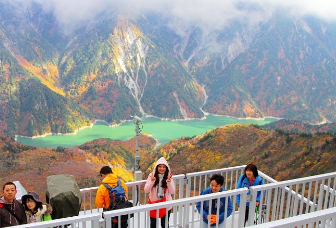 立山黑部紅葉季節
