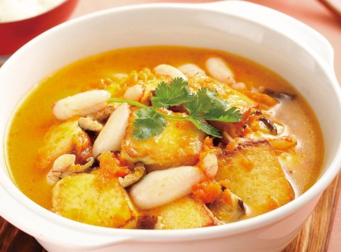 蟹肉豆腐煲食譜