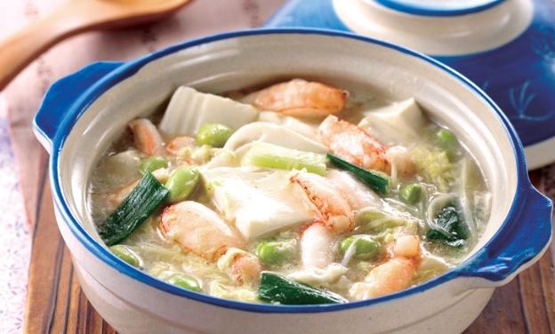 蟹肉豆腐煲做法