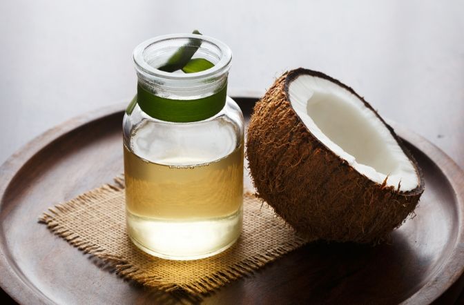 椰子油護髮方法