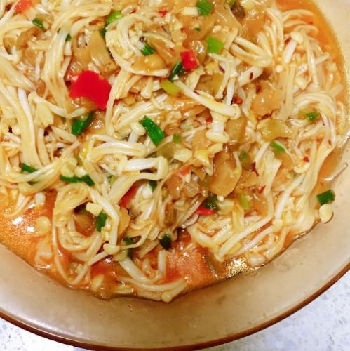 炒金針菇做法 炒金針菇做法