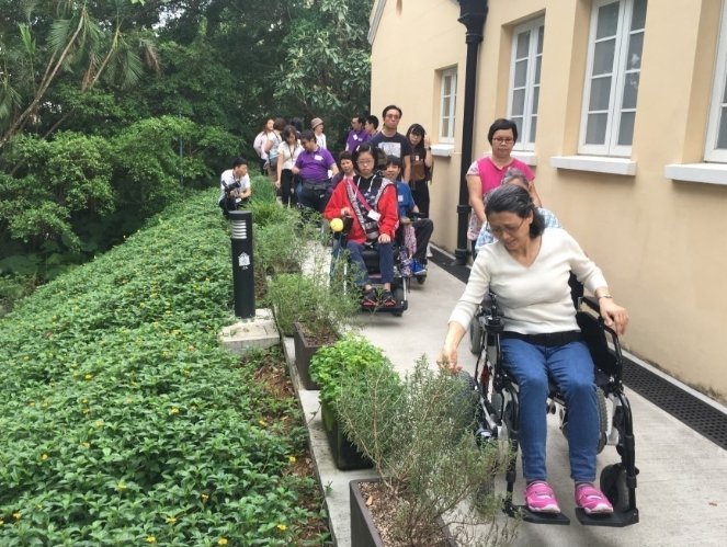 老人無障礙旅遊