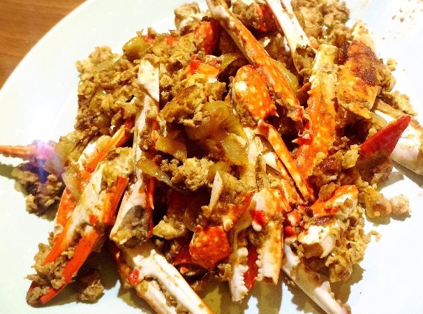 台灣炒螃蟹加蛋 台灣炒螃蟹加蛋