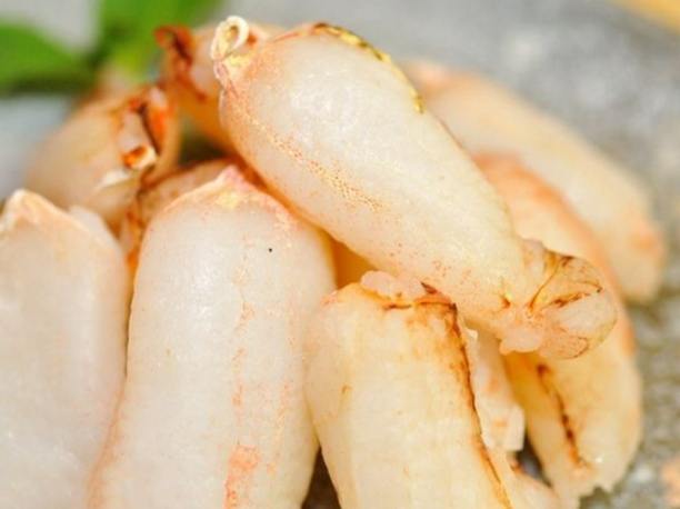 冷凍蟹管肉料理