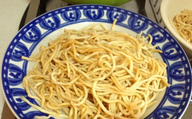 花枝意麵羹做法