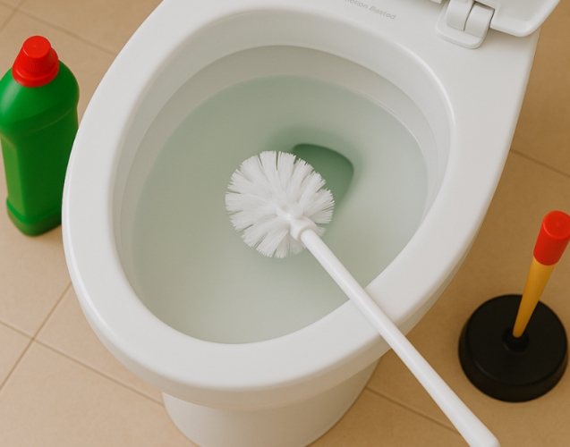 馬桶塞住怎麼處理