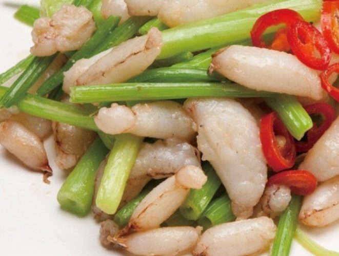 蟹管肉料理 蟹管肉料理