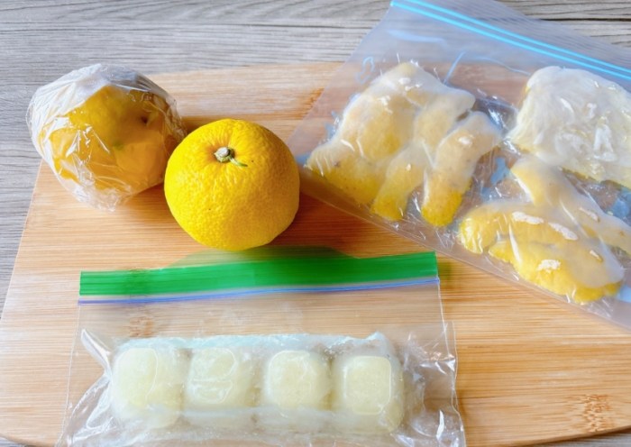 柚子冷凍保存方法