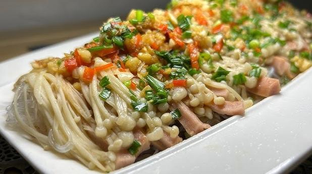 家常蒜蓉金针菇 家常蒜蓉金针菇