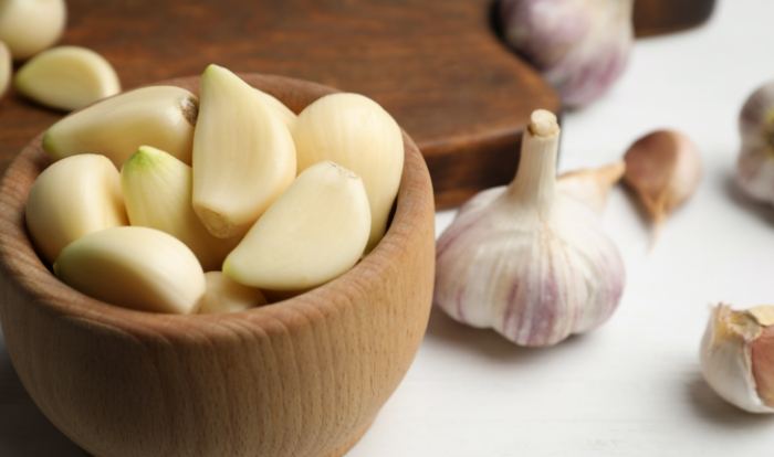 剝好的蒜頭冷凍