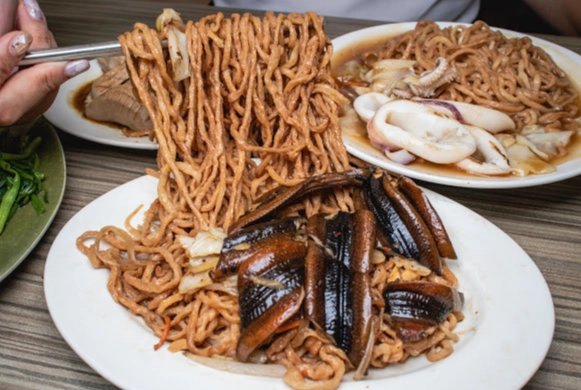 鱔魚意麵做法