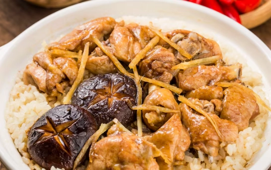 麻油雞飯泰國米