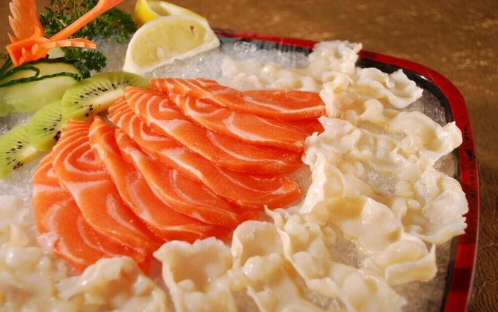 急凍三文魚清洗