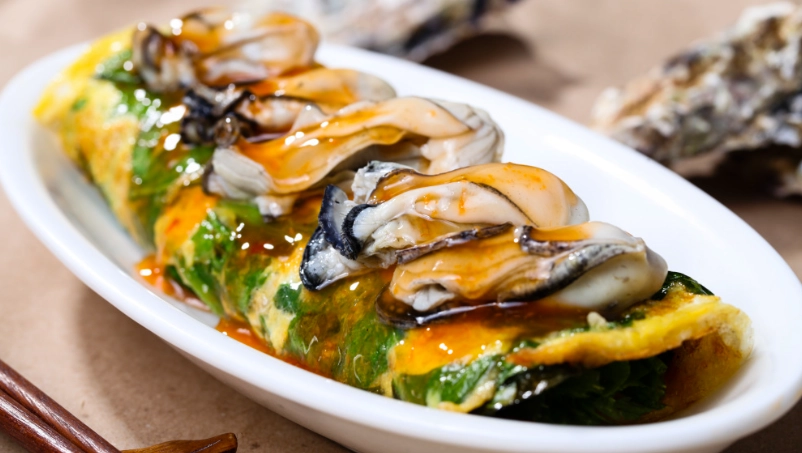 鹿港美食蚵仔煎