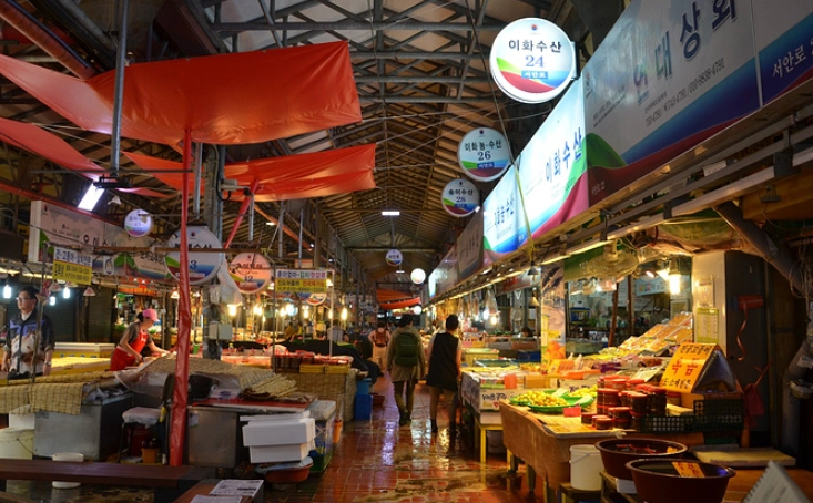 濟州東門市場美食