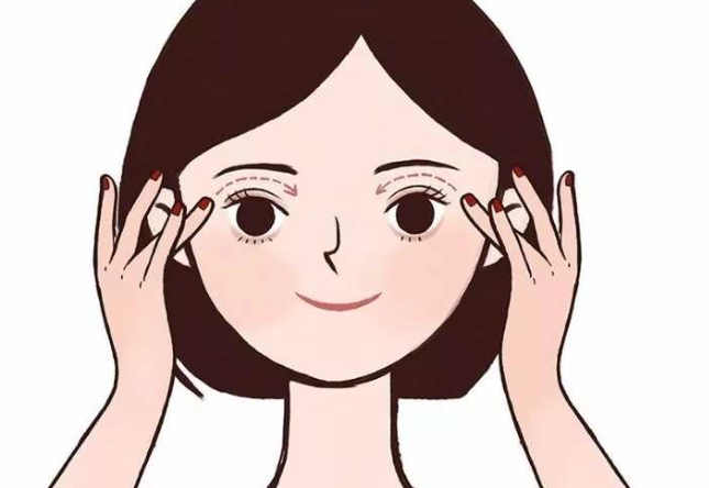 眼霜按摩手法