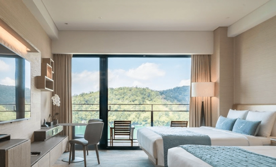 日月潭新開幕旅館