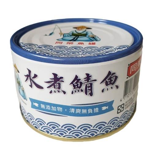 水煮口味的鯖魚罐頭