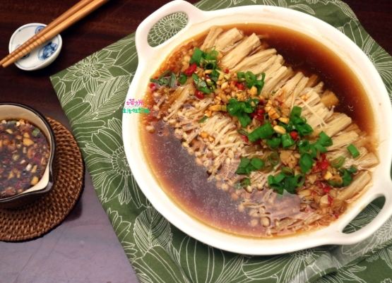 蒜蓉金针菇做法