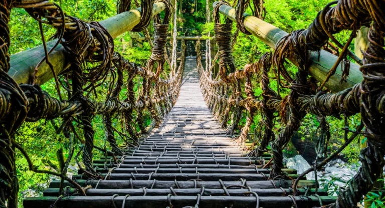 祖谷蔓橋停車場