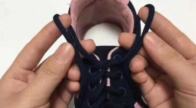 毛毛蟲鞋帶綁法