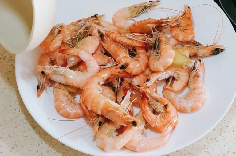 鹽水解凍蝦